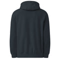 Unisex premium mid-weight hoodie, Navy, back view