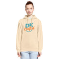 Unisex premium mid-weight hoodie, Sandshell, front view