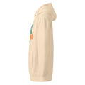 Unisex premium mid-weight hoodie, Sandshell, left side view