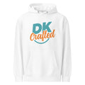 Unisex premium mid-weight hoodie, White, front view