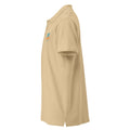 Premium pique polo shirt, Sand, left view