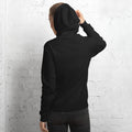 Soft and comfy unisex hoodie, Black, back view