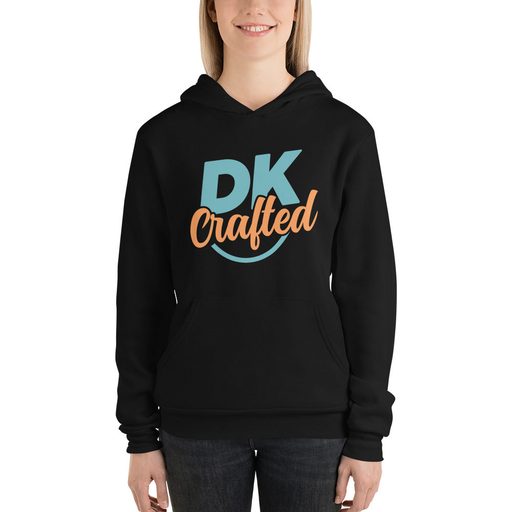 Soft and comfy unisex hoodie, Black, front view