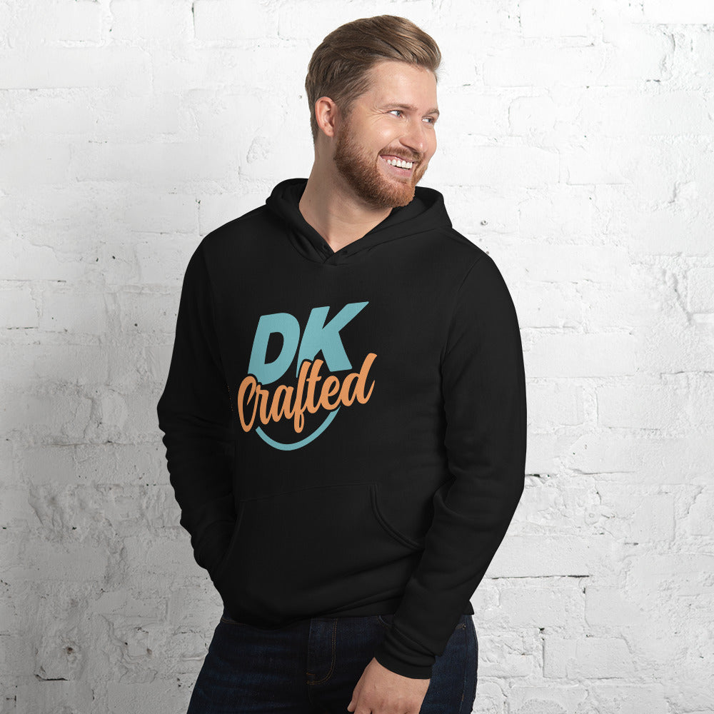 Soft and comfy unisex hoodie, Black, left front view