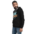 Soft and comfy unisex hoodie, Black, left front view