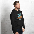 Soft and comfy unisex hoodie, Black, right front view