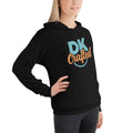 Soft and comfy unisex hoodie, Black, right front view