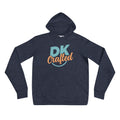 Soft and comfy unisex hoodie, Heather Navy, front view