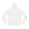 Soft and comfy unisex hoodie, White, back view