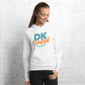 Soft and comfy unisex hoodie, White, front view