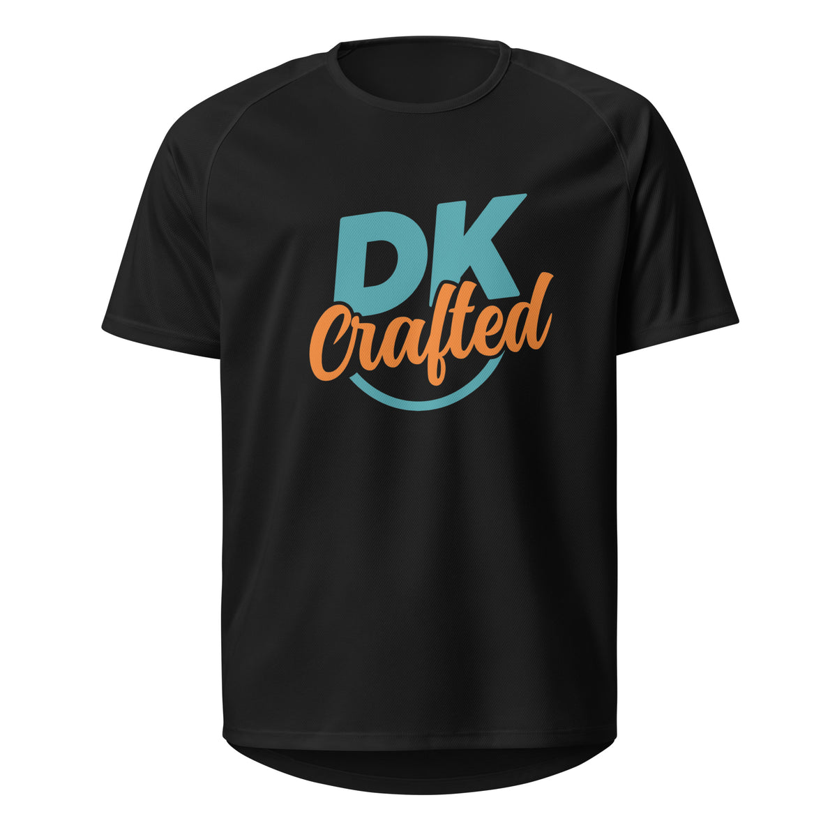 Unisex sports jersey, Black, front view