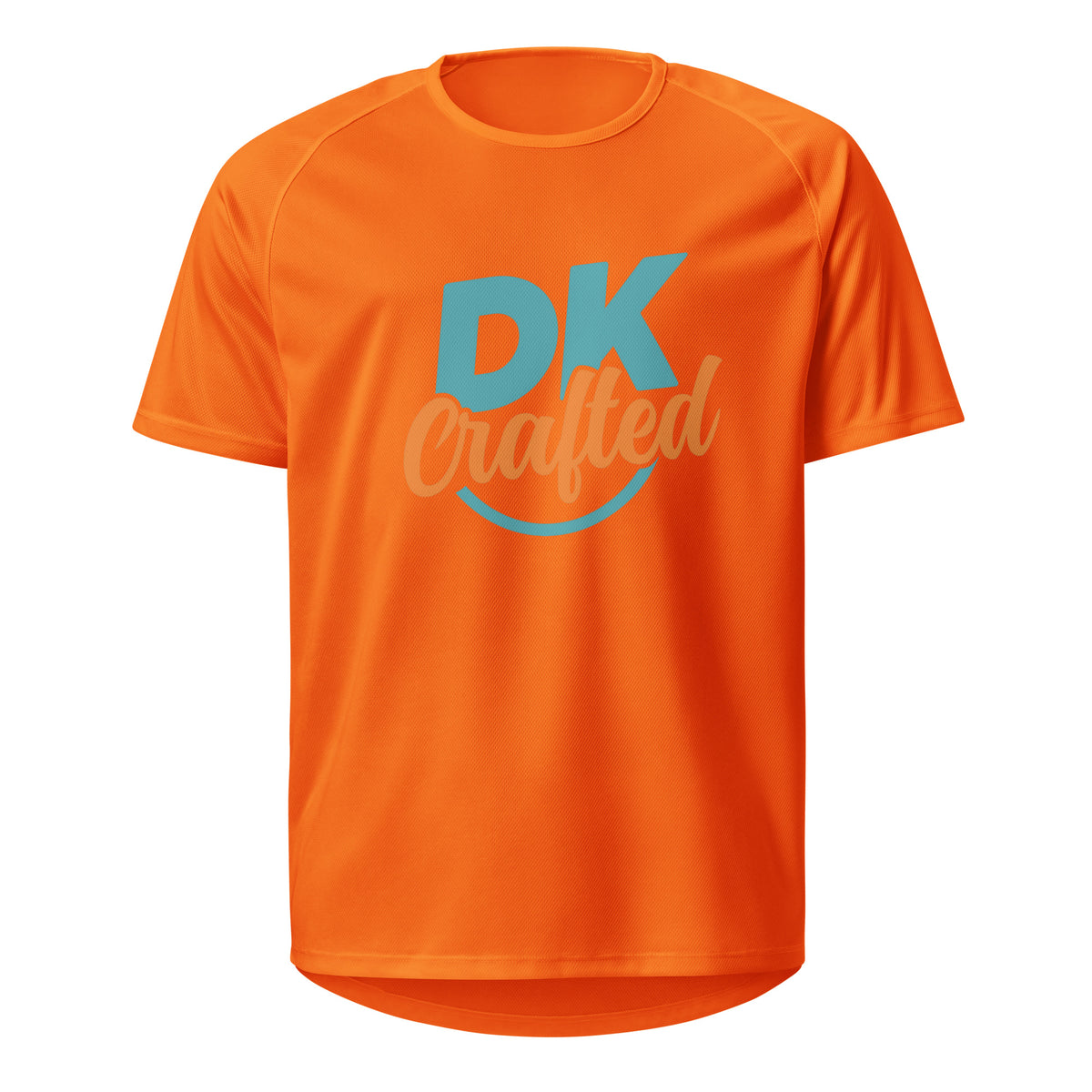 Unisex sports jersey, Neon Orange, front view