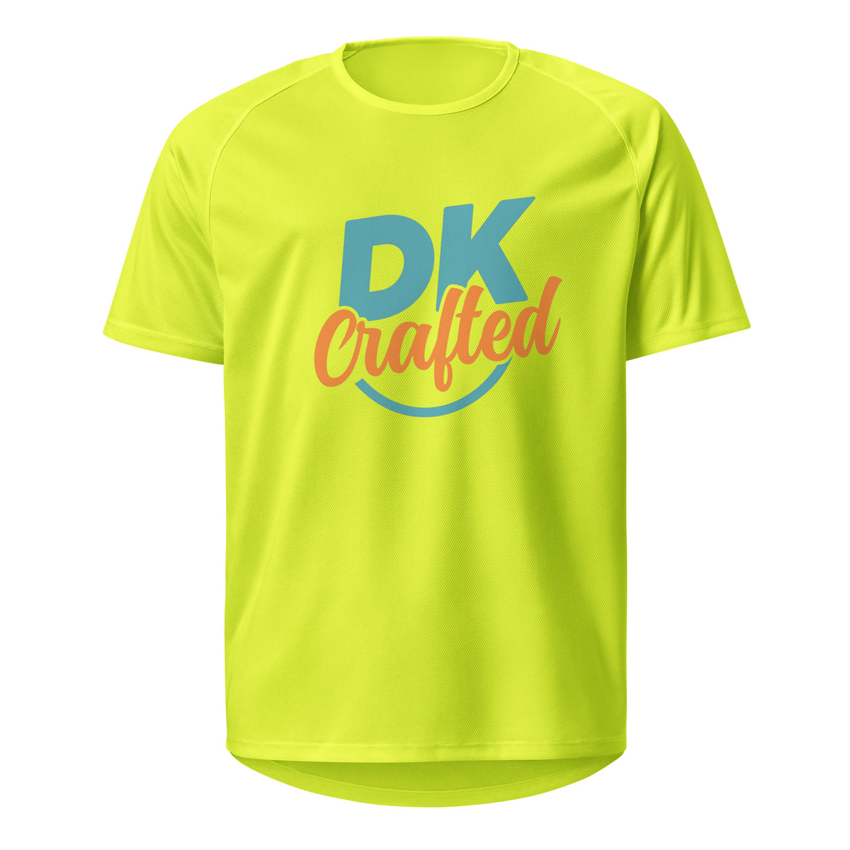 Unisex sports jersey, Neon Yellow, front view