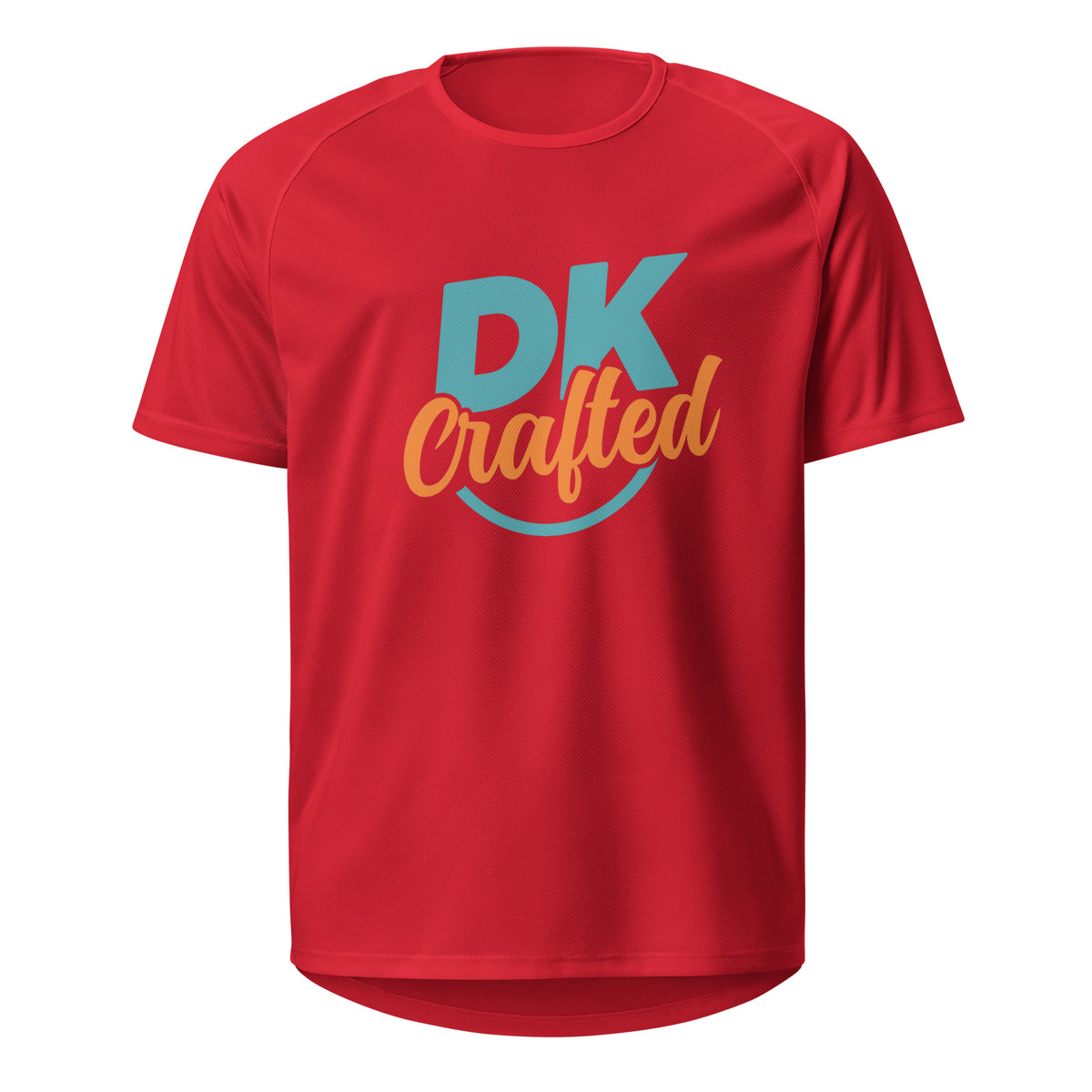 Unisex sports jersey, Red, front view