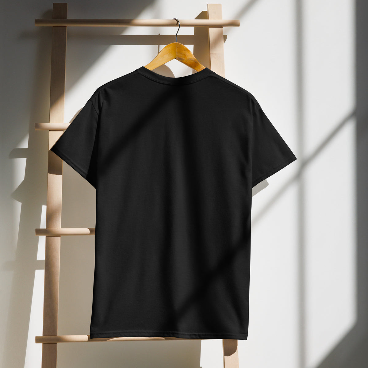 DryBlend T-Shirt in Black, back view