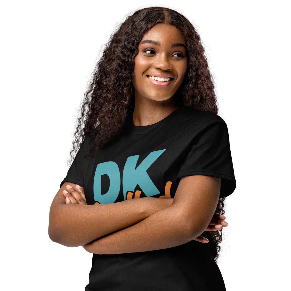 DryBlend T-Shirt in Black, left front view