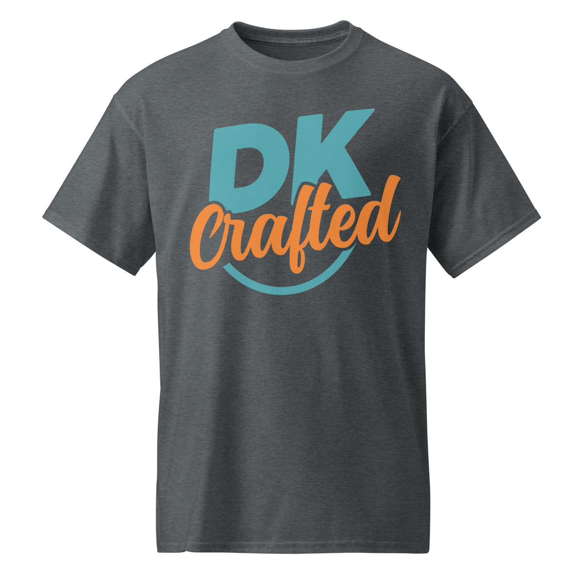 DryBlend T-Shirt in Dark Heather, front view