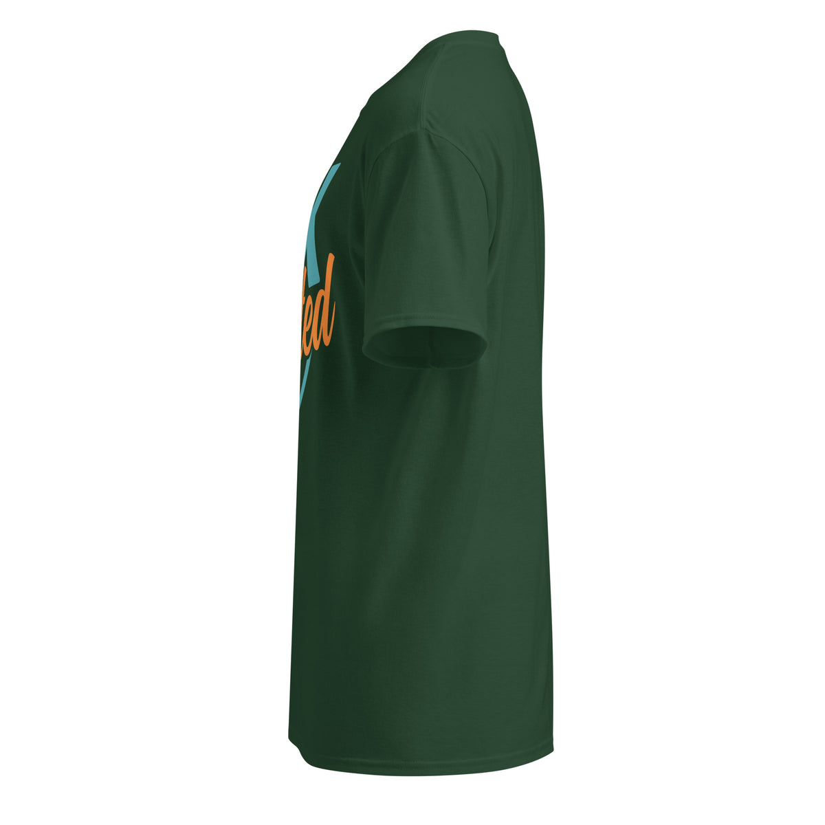 DryBlend T-Shirt in Forest Green, left side view