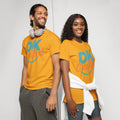 DryBlend T-Shirt in Gold, front view