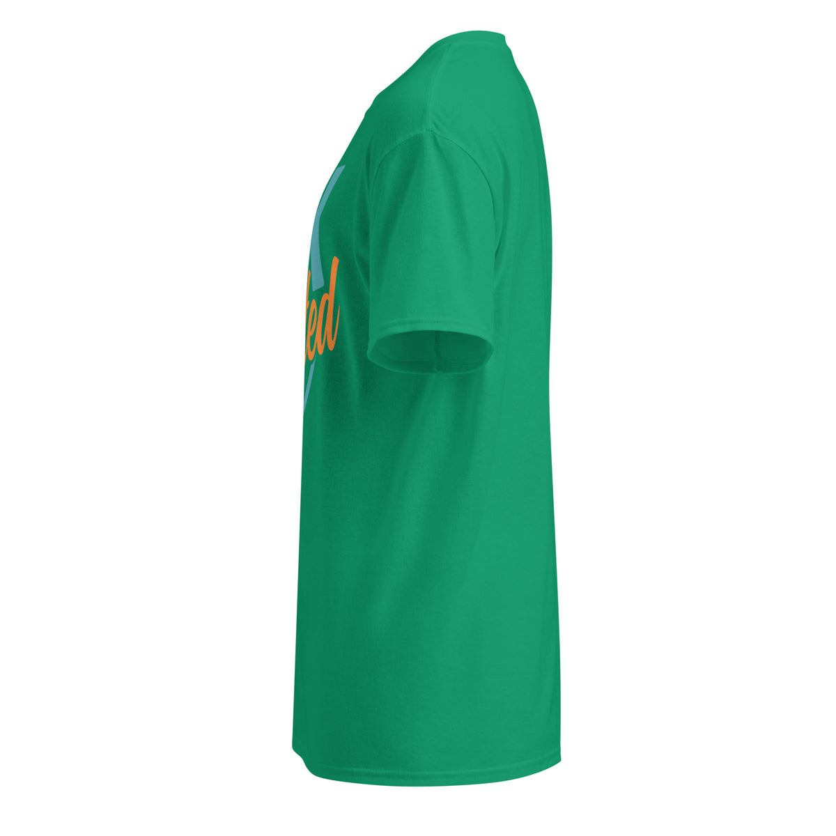 DryBlend T-Shirt in Kelly Green, left side view