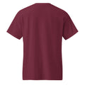 DryBlend T-Shirt in Maroon, back view