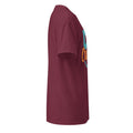 DryBlend T-Shirt in Maroon, right side view