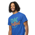DryBlend T-Shirt in Royal, left front view