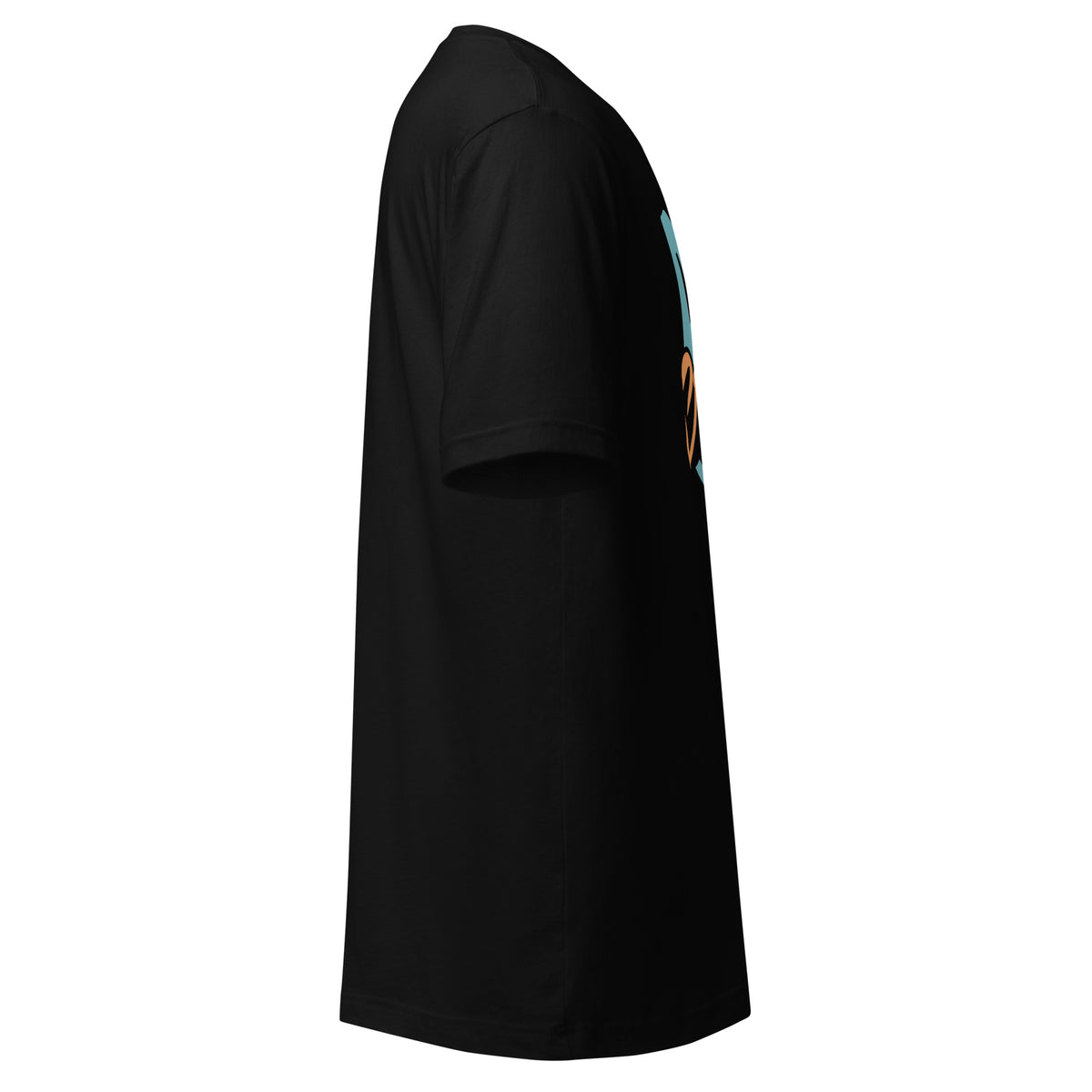 Unisex staple eco t-shirt, Black, right side view