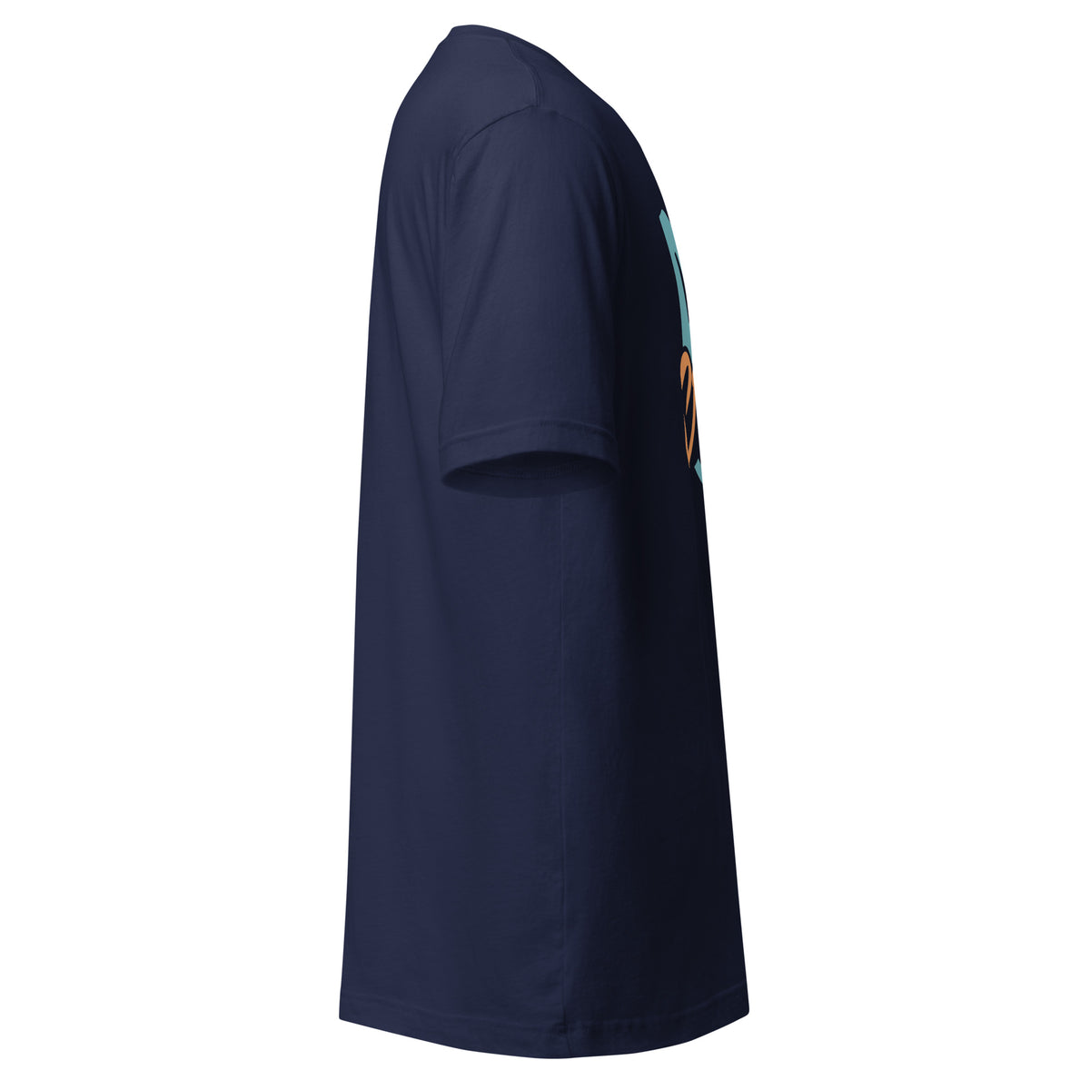 Unisex staple eco t-shirt, Navy, right side view