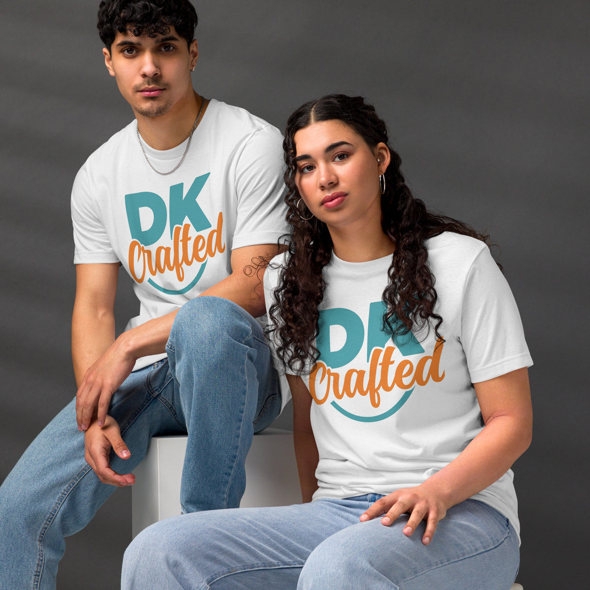 Unisex staple eco t-shirt, White, front view