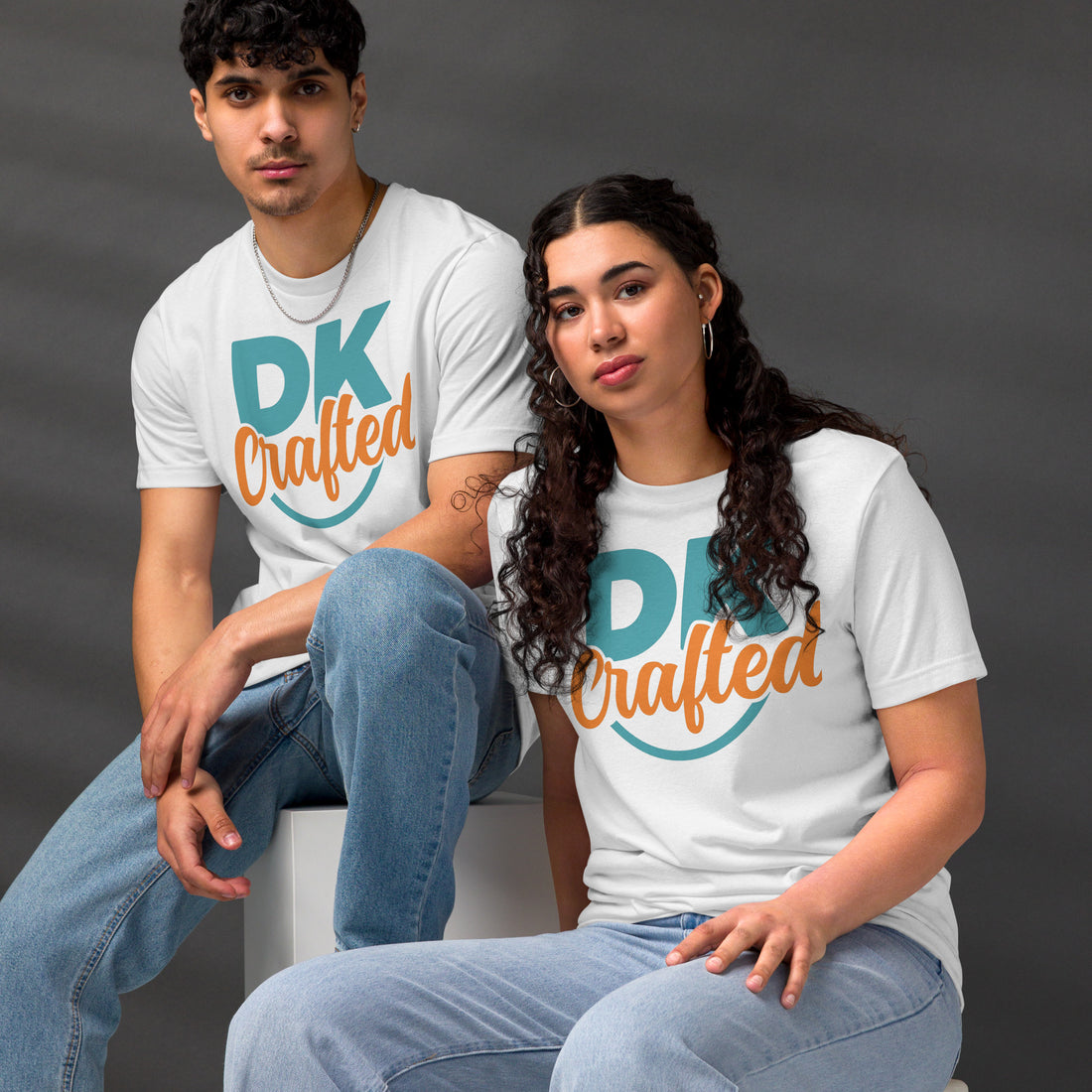 Unisex staple t-shirt, White, front view