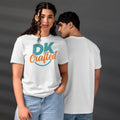 Unisex staple t-shirt, White, front and back view