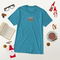 Short sleeve t-shirt, Aqua Triblend, front view