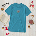 Short sleeve t-shirt, Aqua Triblend, front view