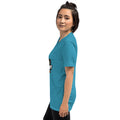 Vintage Tri-Blend Short Sleeve T-shirt, Aqua Triblend, left side view