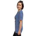 Vintage Tri-Blend Short Sleeve T-shirt, Blue Triblend, left side view