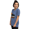 Vintage Tri-Blend Short Sleeve T-shirt, Blue Triblend, left-front view