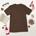 Short sleeve t-shirt, Brown Triblend, back view
