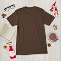 Short sleeve t-shirt, Brown Triblend, back view