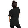 Vintage Tri-Blend Short Sleeve T-shirt, Charcoal Black Triblend, back view