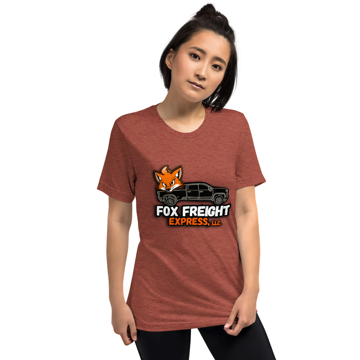 Vintage Tri-Blend Short Sleeve T-shirt, Clay Triblend, front view