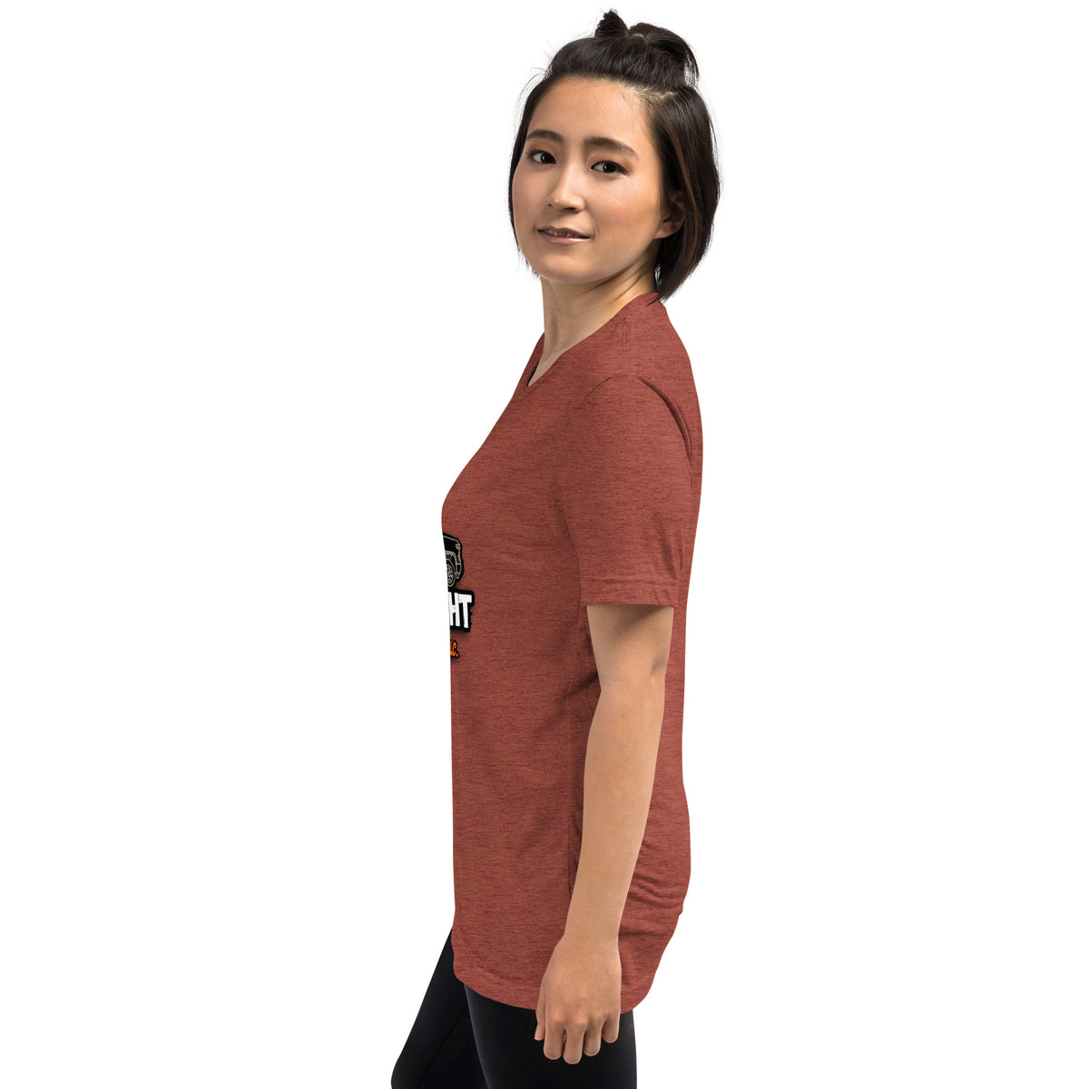 Vintage Tri-Blend Short Sleeve T-shirt, Clay Triblend, left side view