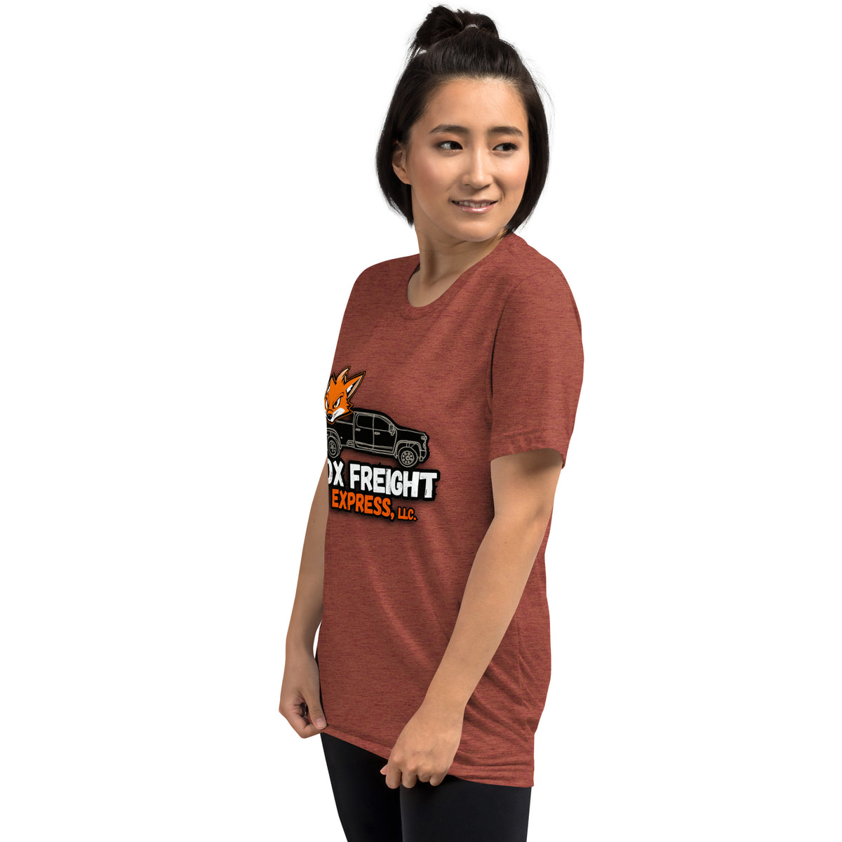 Vintage Tri-Blend Short Sleeve T-shirt, Clay Triblend, left-front view