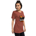 Vintage Tri-Blend Short Sleeve T-shirt, Clay Triblend, right-front view