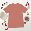 Short sleeve t-shirt, Mauve Triblend, back view