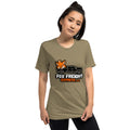 Vintage Tri-Blend Short Sleeve T-shirt, Olive Triblend, front view