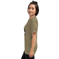 Vintage Tri-Blend Short Sleeve T-shirt, Olive Triblend, left side view