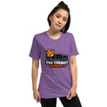 Vintage Tri-Blend Short Sleeve T-shirt, Purple Triblend, front view