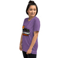 Vintage Tri-Blend Short Sleeve T-shirt, Purple Triblend, left-front view