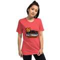 Vintage Tri-Blend Short Sleeve T-shirt, Red Triblend, front view